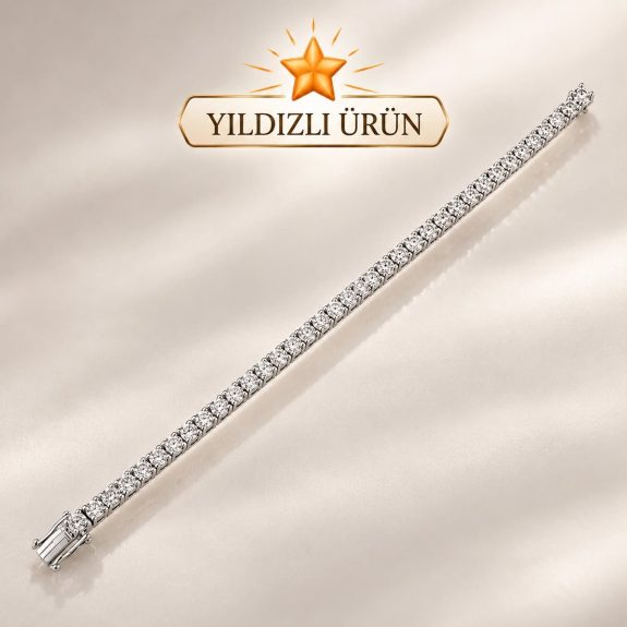 2.00 Karat Su Yolu Pırlanta Bileklik