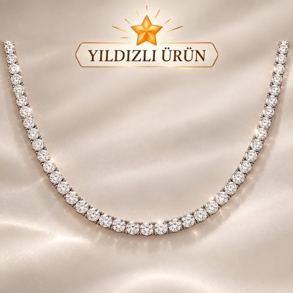4.00 Karat Sertifikalı Tasarım Pırlanta Gerdanlık