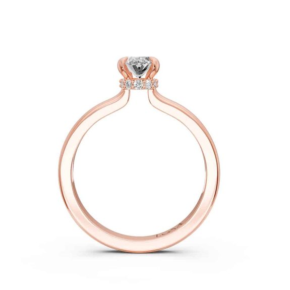 0.58 Karat IDL SERTİFİKALI Oval Pırlanta Yüzük