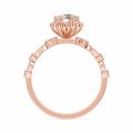 0.70 Karat IDL SERTİFİKALI Lotus Model Pırlantalı Yüzük