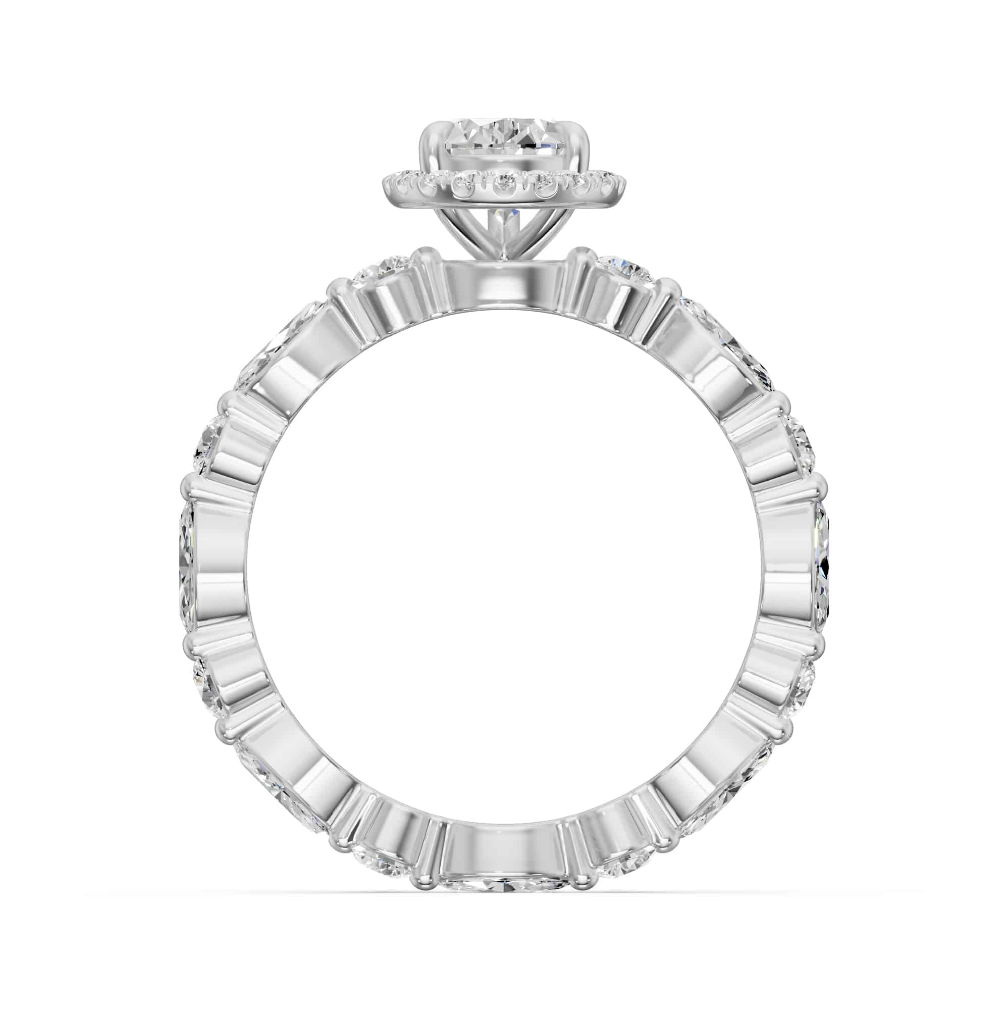 2.02 Karat HRD Sertifikalı Tasarım Pırlantalı Yüzük