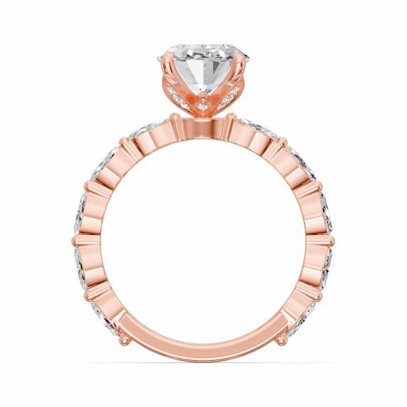 1.60 Karat HRD Sertifikalı Oval Pırlantalı Yüzük