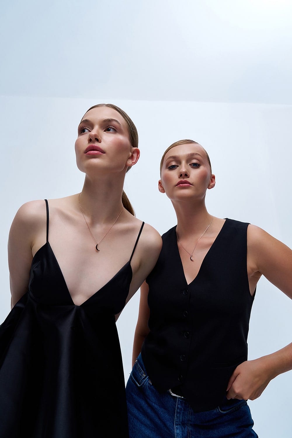 Pırlantalı Luna Ay Kolye