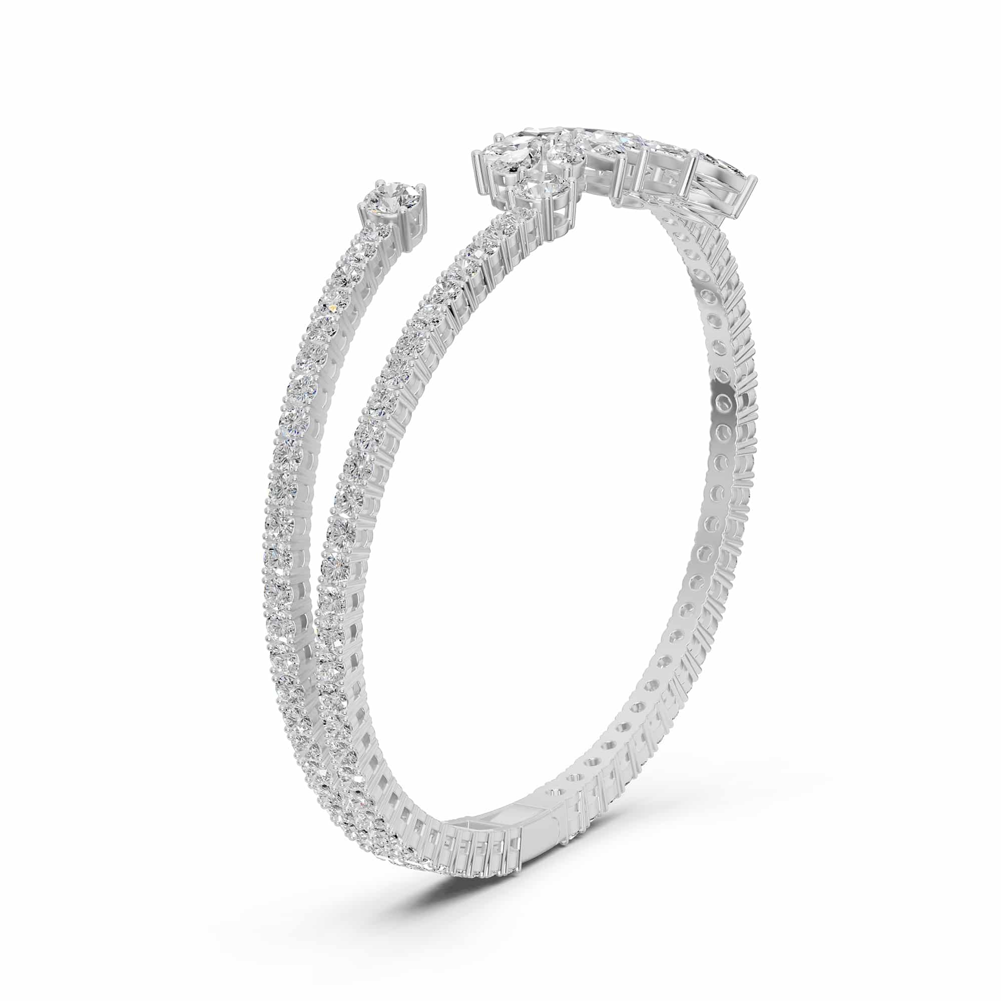 6.74 Karat IDL SERTİFİKALI Özel Tasarım Pırlanta Bileklik