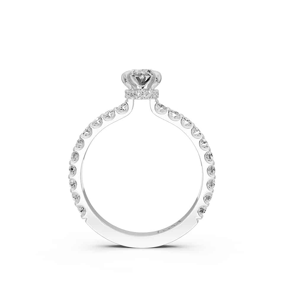 1.21 Karat HRD SERTİFİKALI Oval Pırlanta Yüzük