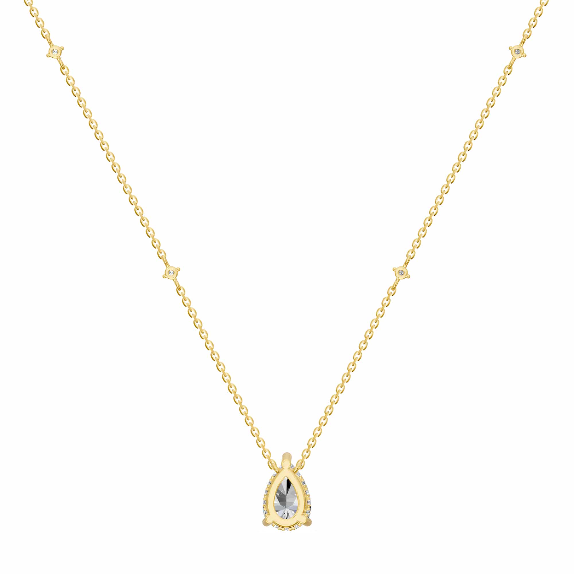 0.52 Karat IDL SERTİFİKALI Damla Pırlanta Kolye