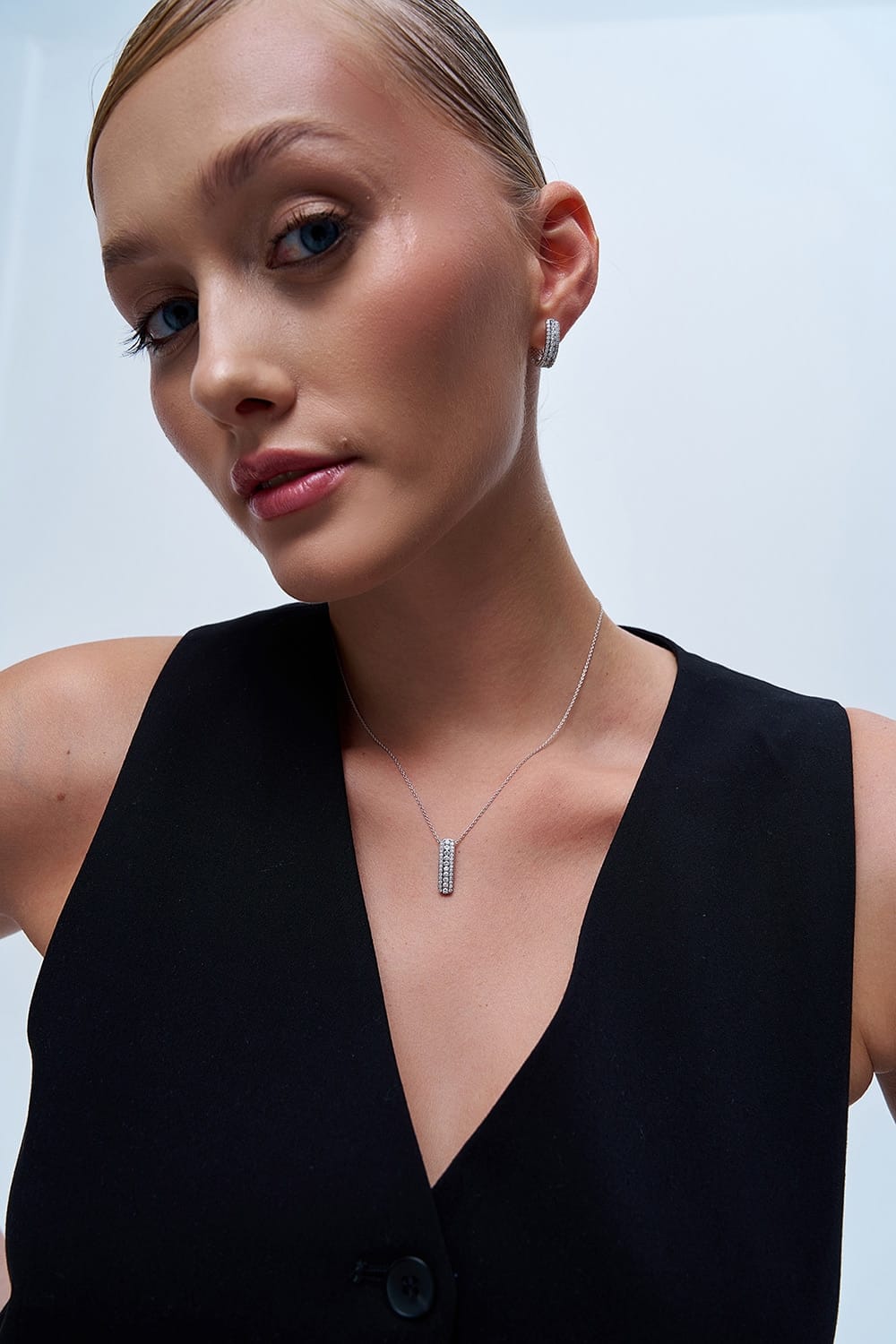 0.50 Karat IDL SERTİFİKALI Tasarım Pırlanta Kolye