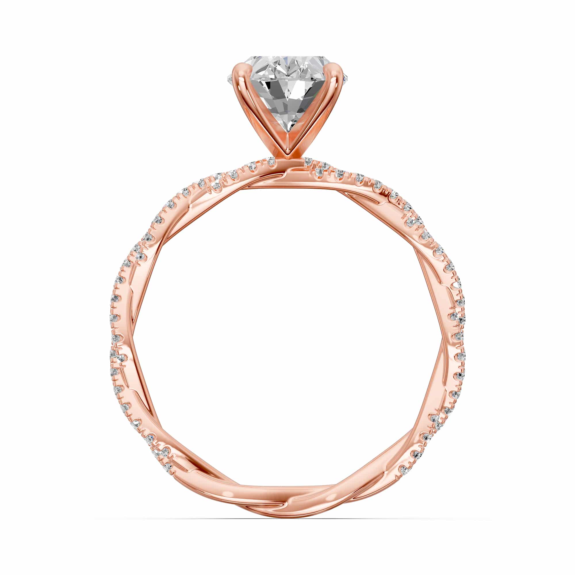 1.35 Karat HRD Sertifikalı  Oval Pırlanta Yüzük