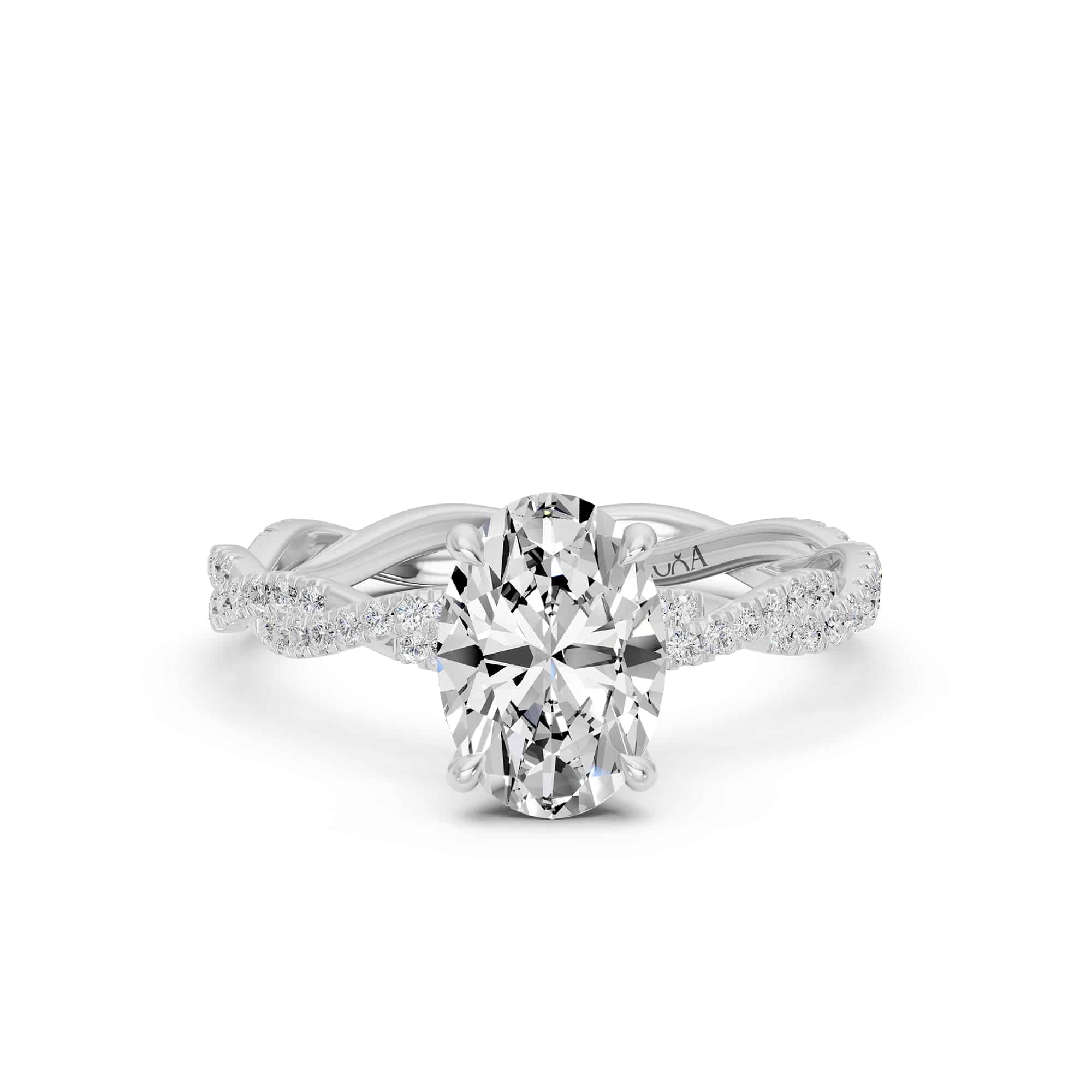 1.35 Karat HRD Sertifikalı  Oval Pırlanta Yüzük