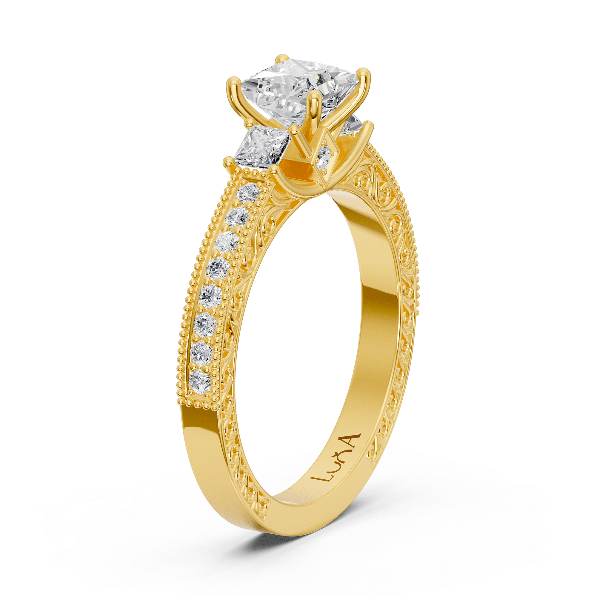 1.35 Karat GIA Sertifikalı Özel Tasarım Pırlanta Yüzük