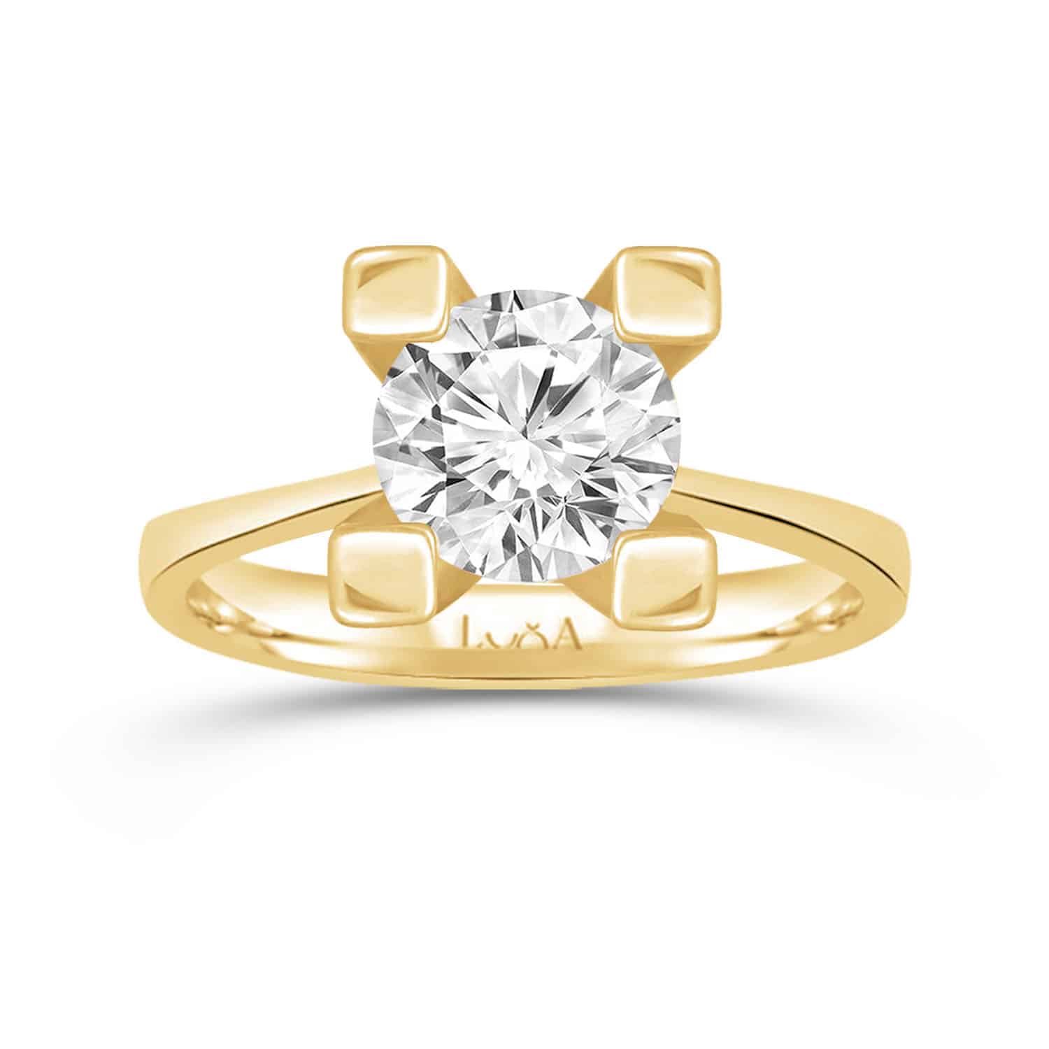 1.50 Karat F SI2 HRD SERTİFİKALI Tektaş Yüzük