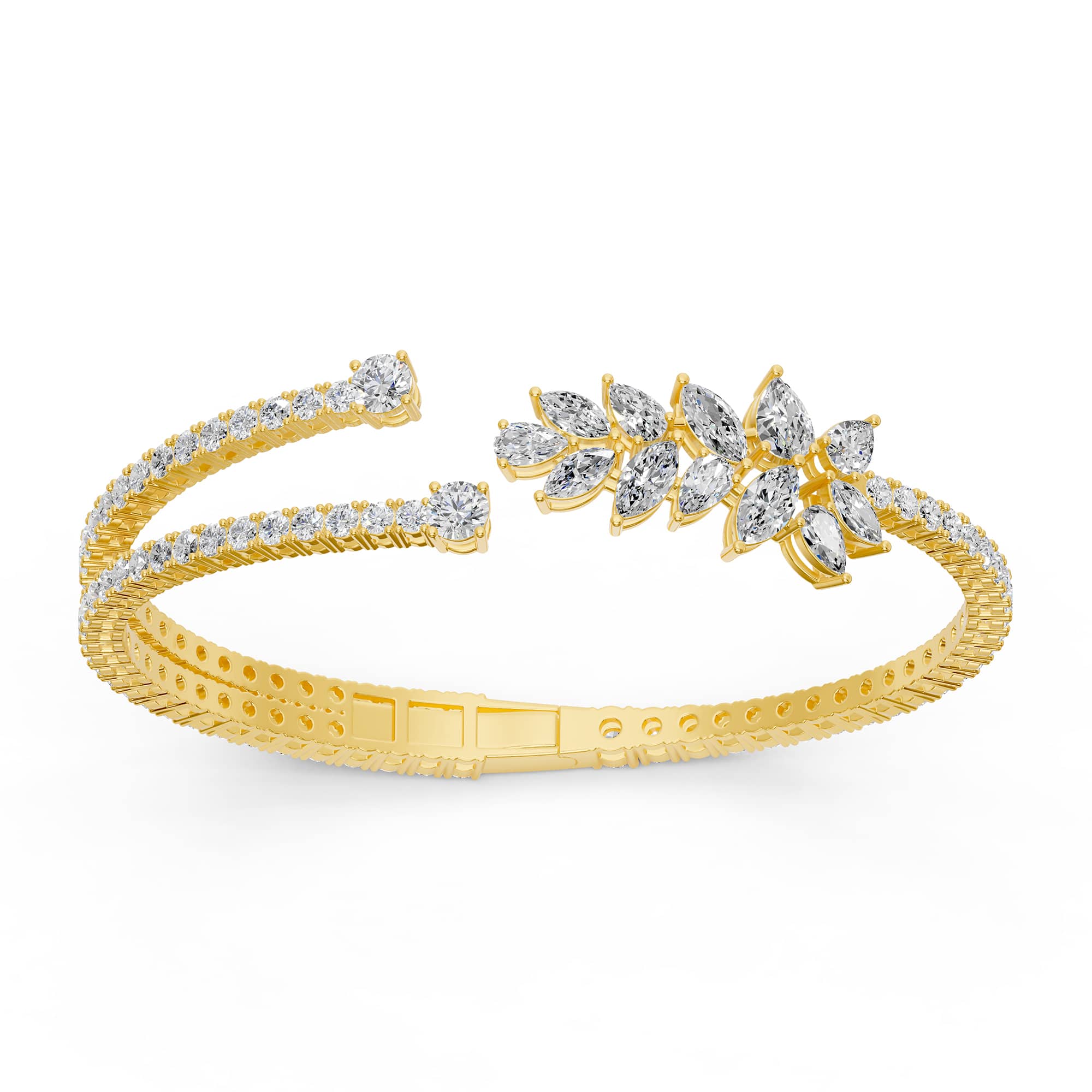 6.74 Karat IDL SERTİFİKALI Özel Tasarım Pırlanta Bileklik