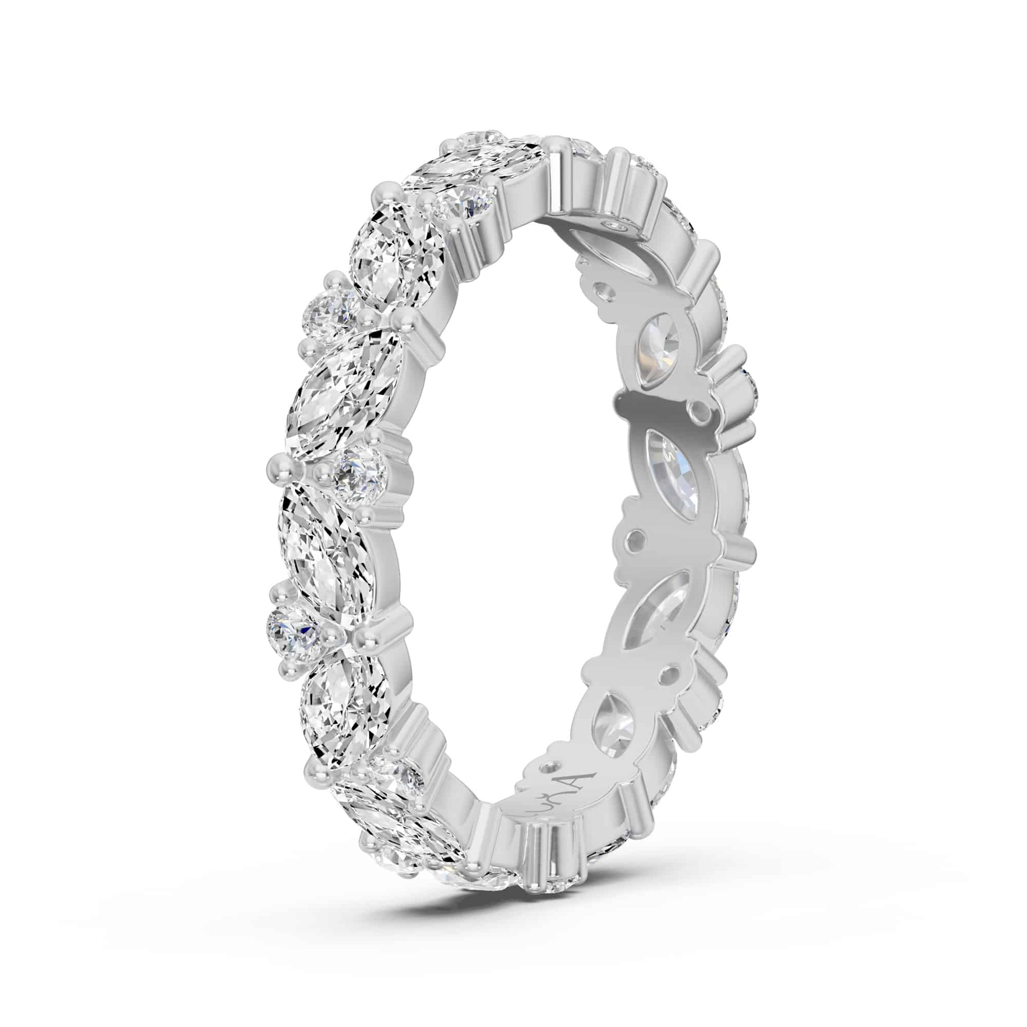 1.68 Karat IDL Sertifikalı Markiz Pırlantalı Tamtur Yüzük