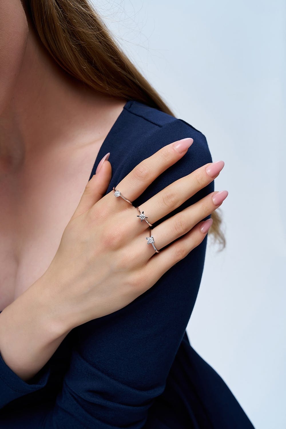 0.30 Karat F SI2 HRD Sertifikalı Tektaş Pırlanta Yüzük