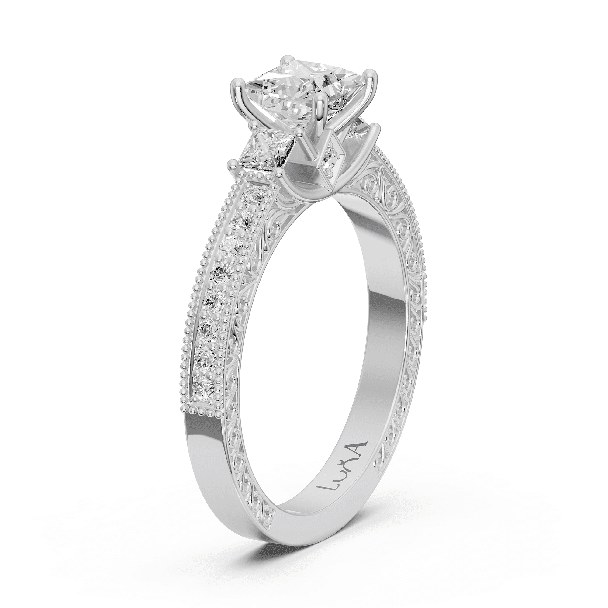 1.35 Karat GIA Sertifikalı Özel Tasarım Pırlanta Yüzük