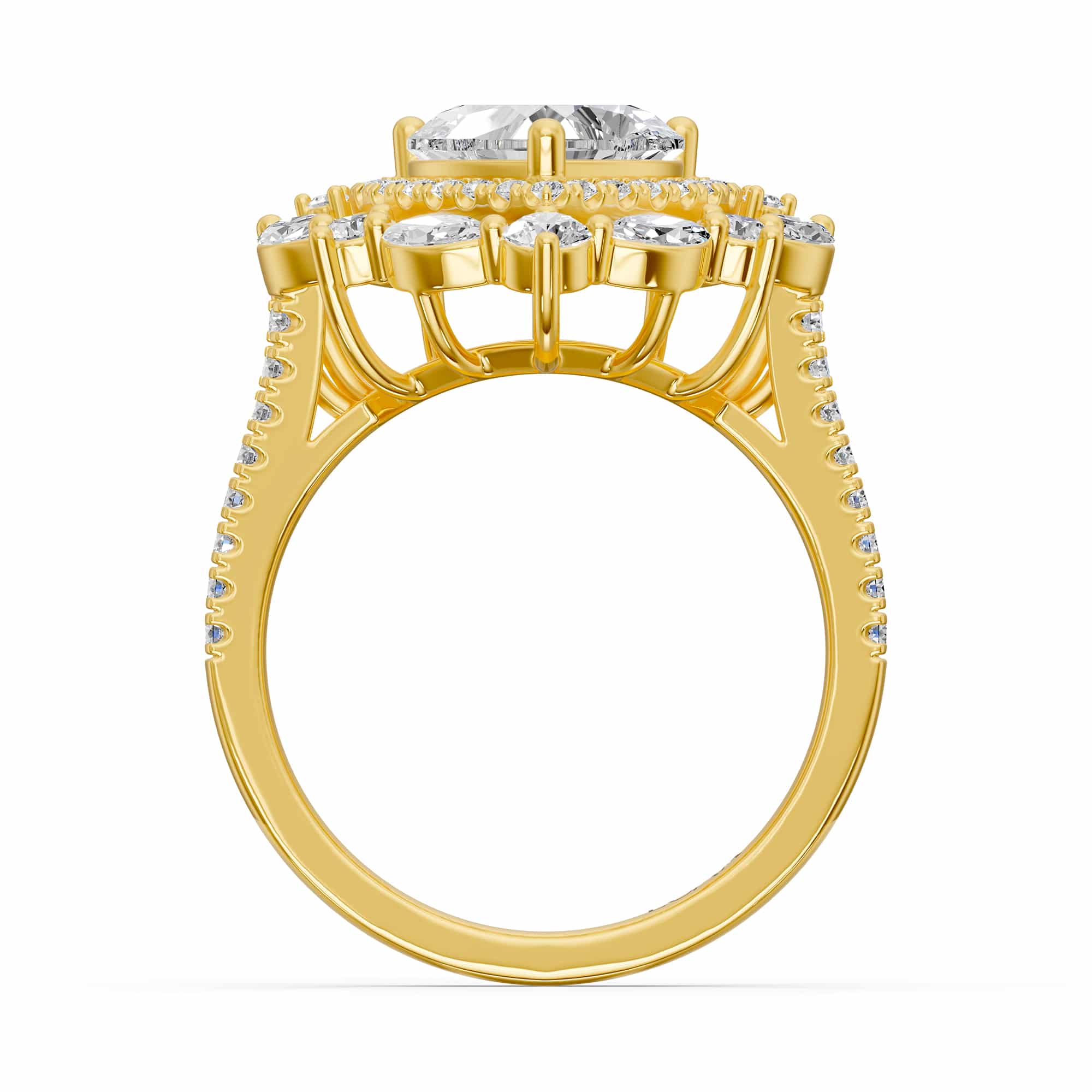 2.19 Karat HRD SERTİFİKALI Kalp Pırlanta Yüzük