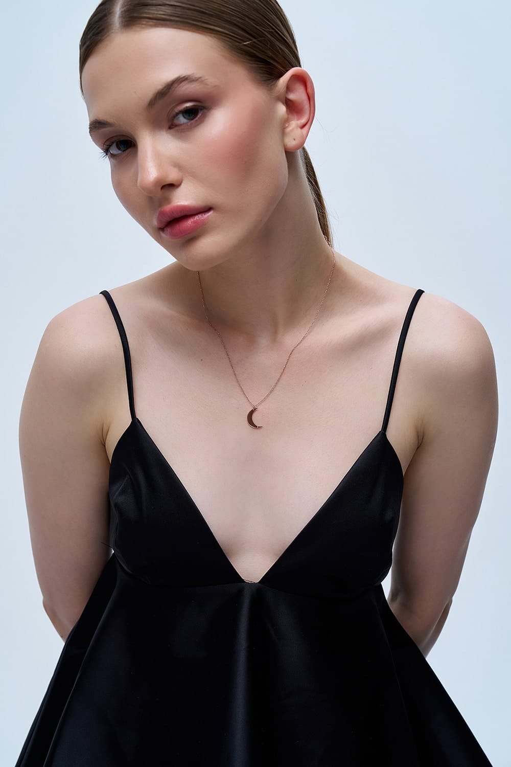 Pırlantalı Luna Ay Kolye