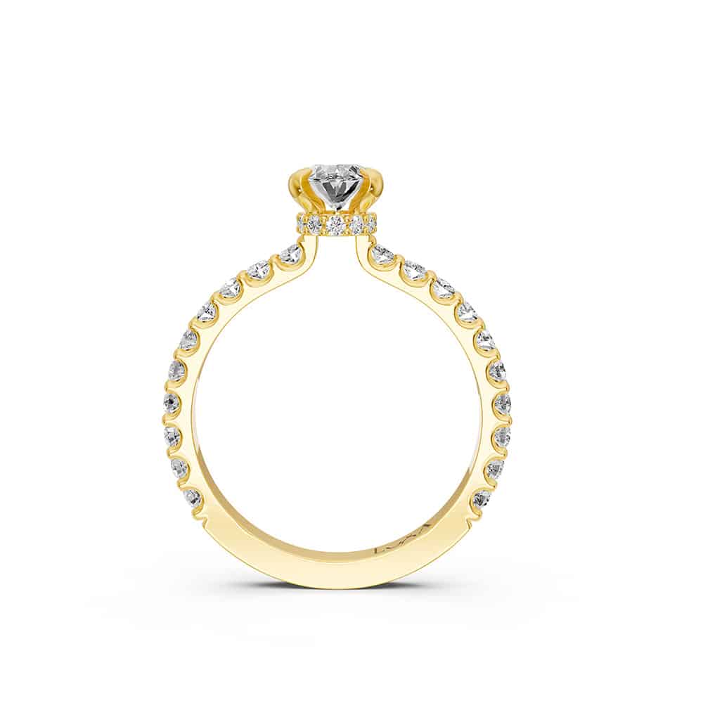 1.21 Karat HRD SERTİFİKALI Oval Pırlanta Yüzük