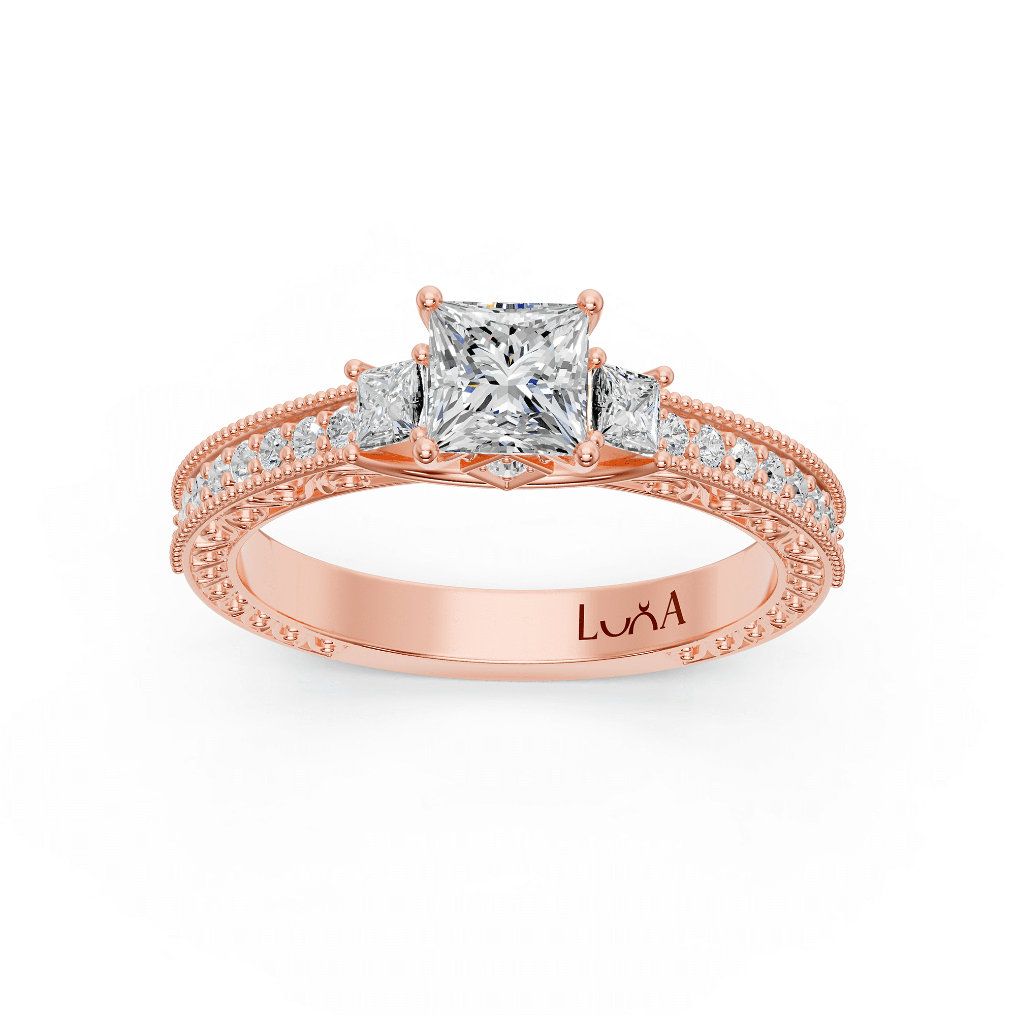 1.35 Karat GIA Sertifikalı Özel Tasarım Pırlanta Yüzük