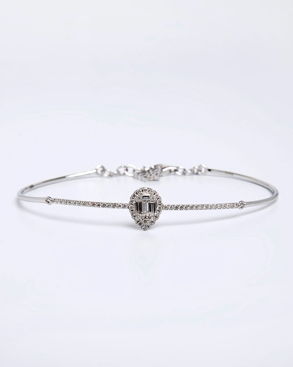 0.50 Karat IDL Sertifikalı Baget Pırlanta Bileklik