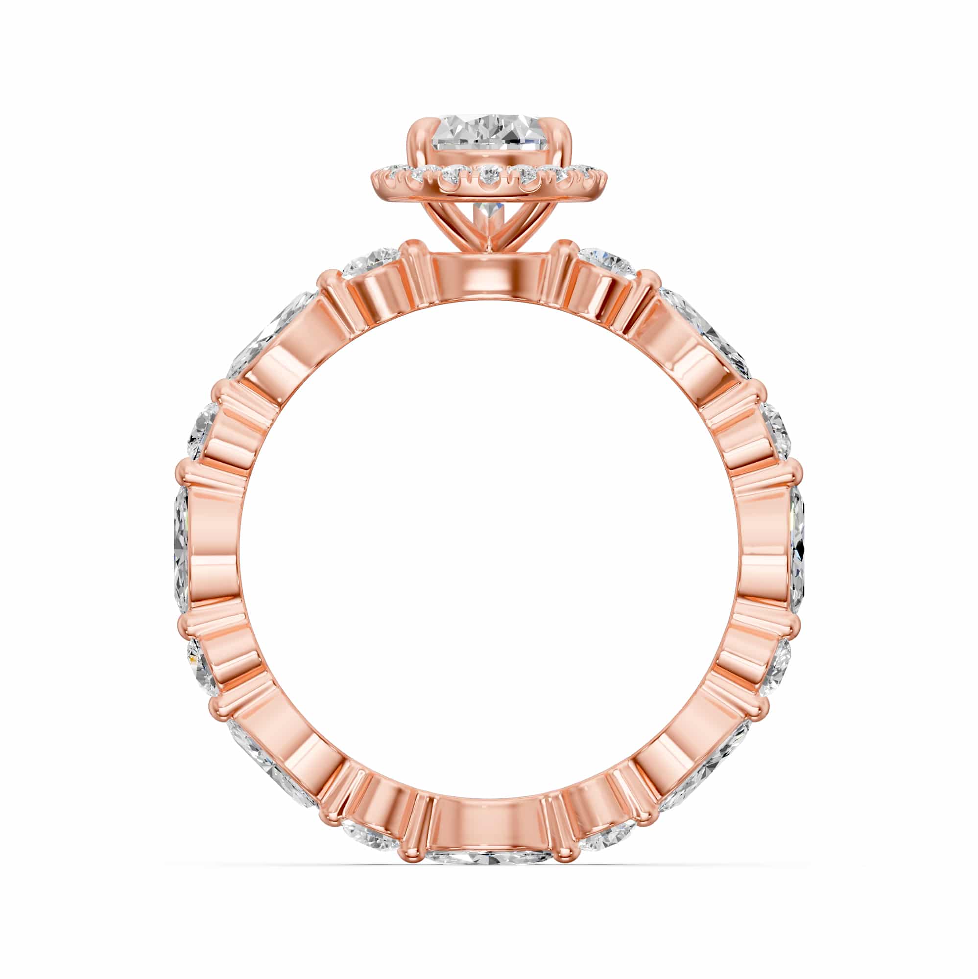 2.02 Karat HRD Sertifikalı Tasarım Pırlantalı Yüzük