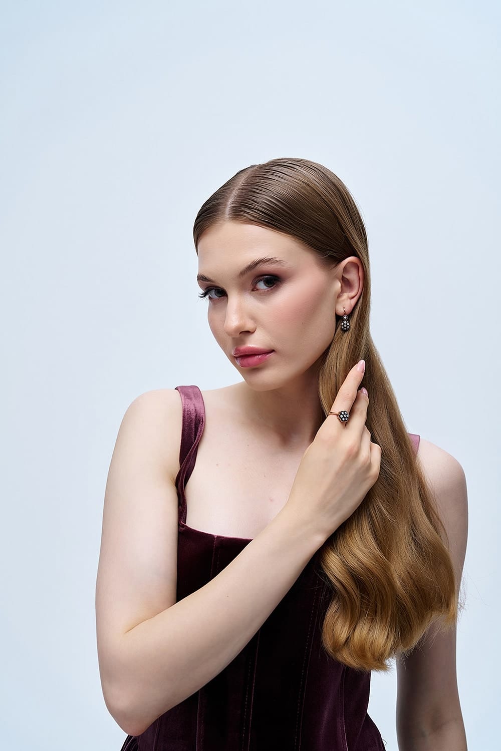 0.07 Karat Elmas Küpe