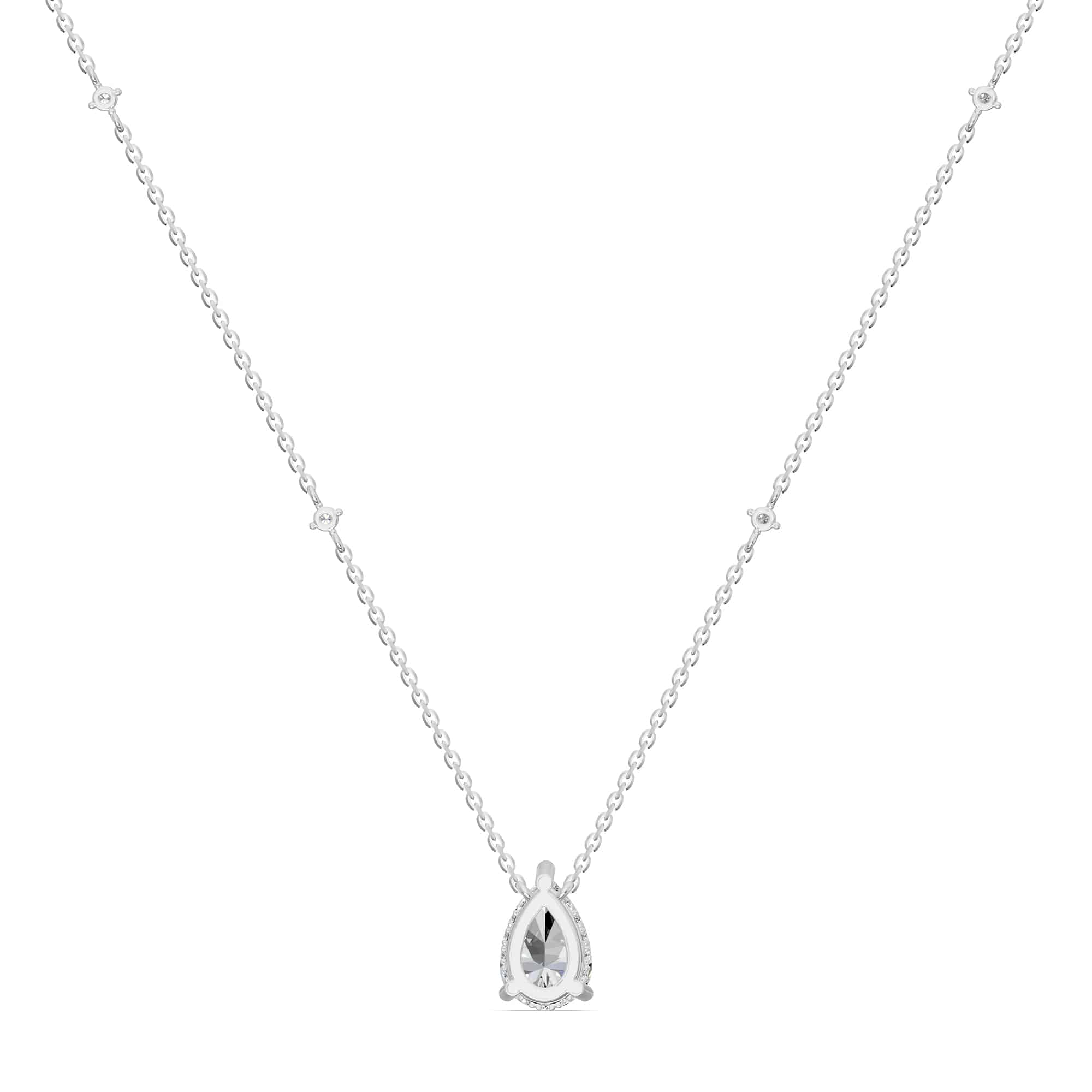 0.52 Karat IDL SERTİFİKALI Damla Pırlanta Kolye