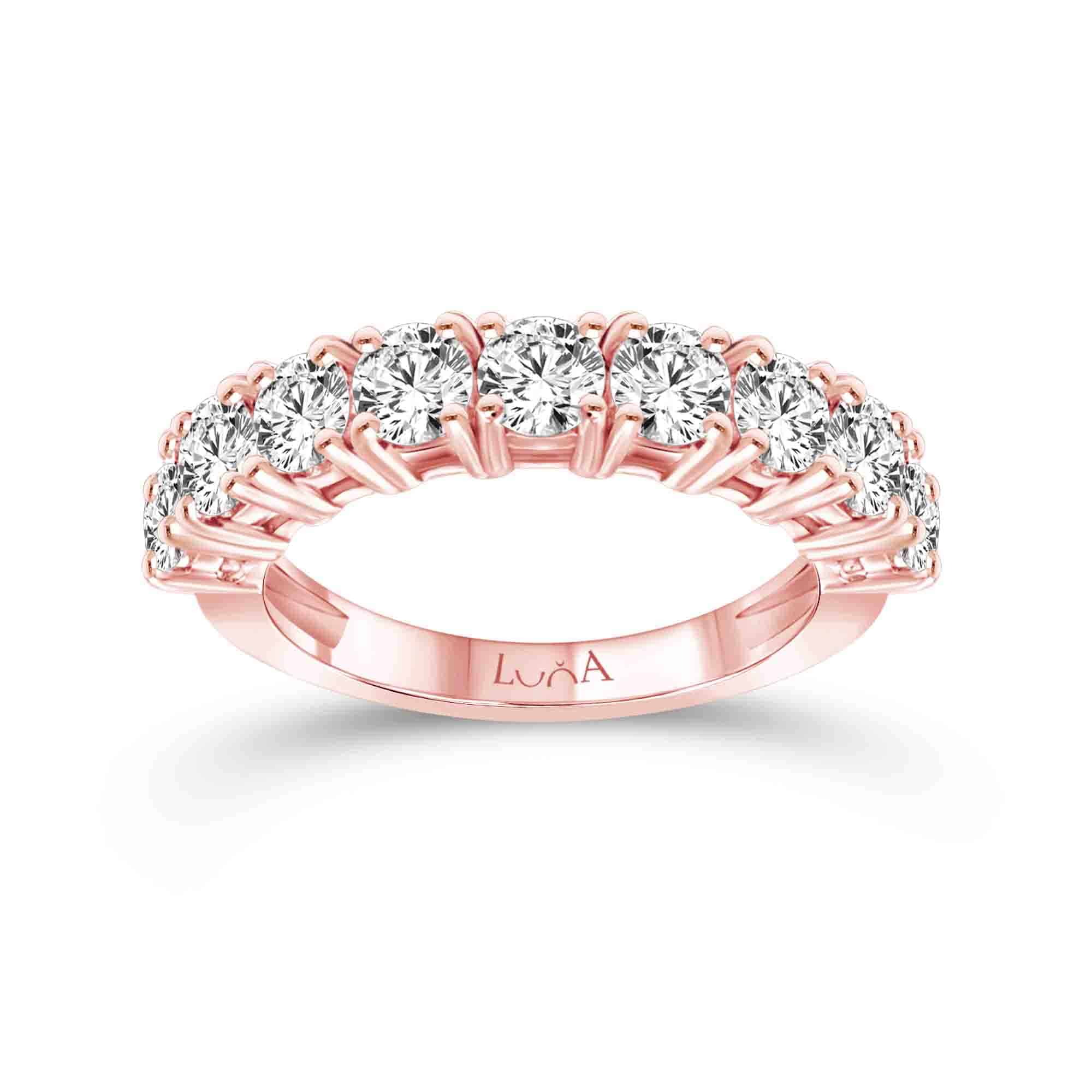 1.73 Karat IDL SERTİFİKALI Yarımtur Pırlanta Yüzük