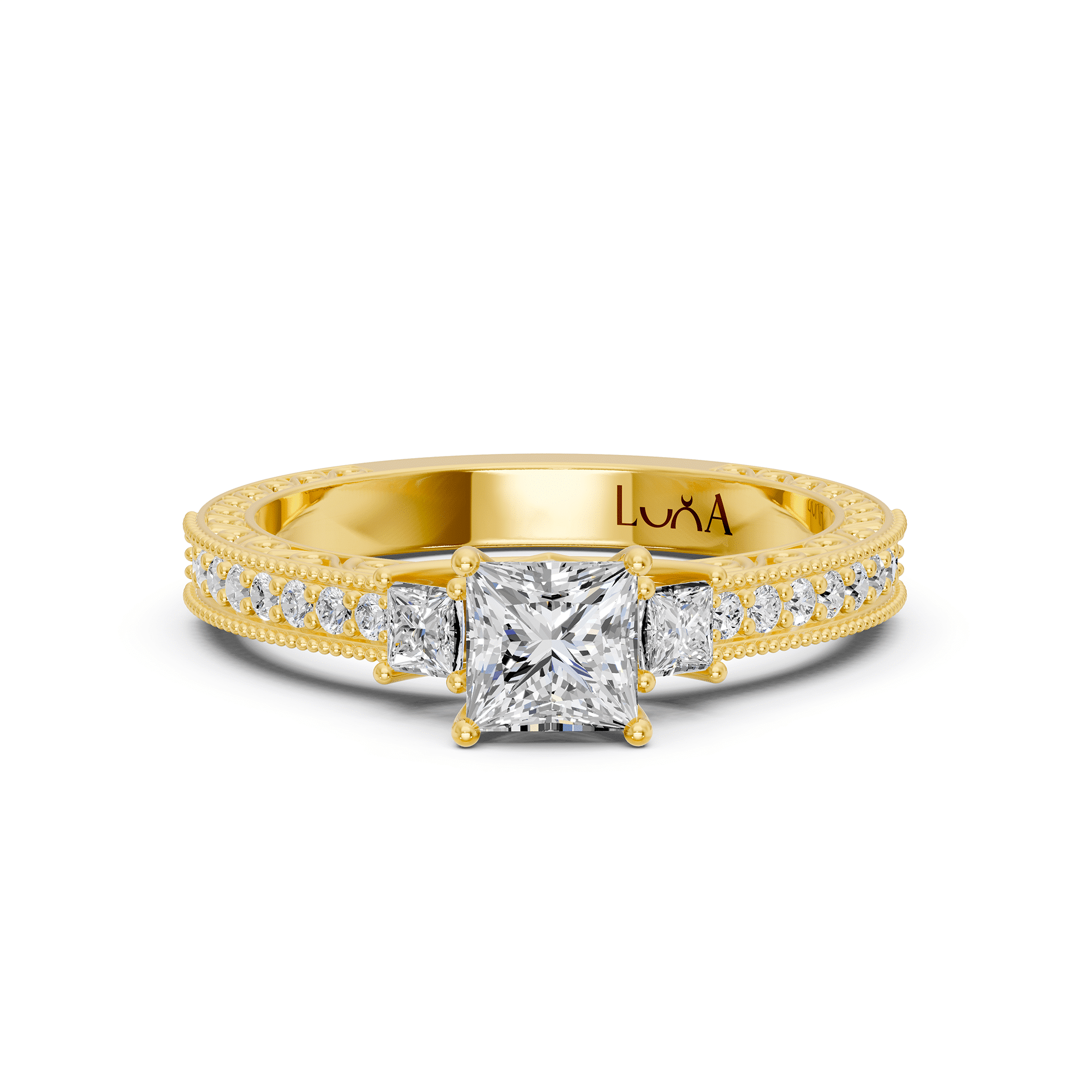 1.35 Karat GIA Sertifikalı Özel Tasarım Pırlanta Yüzük