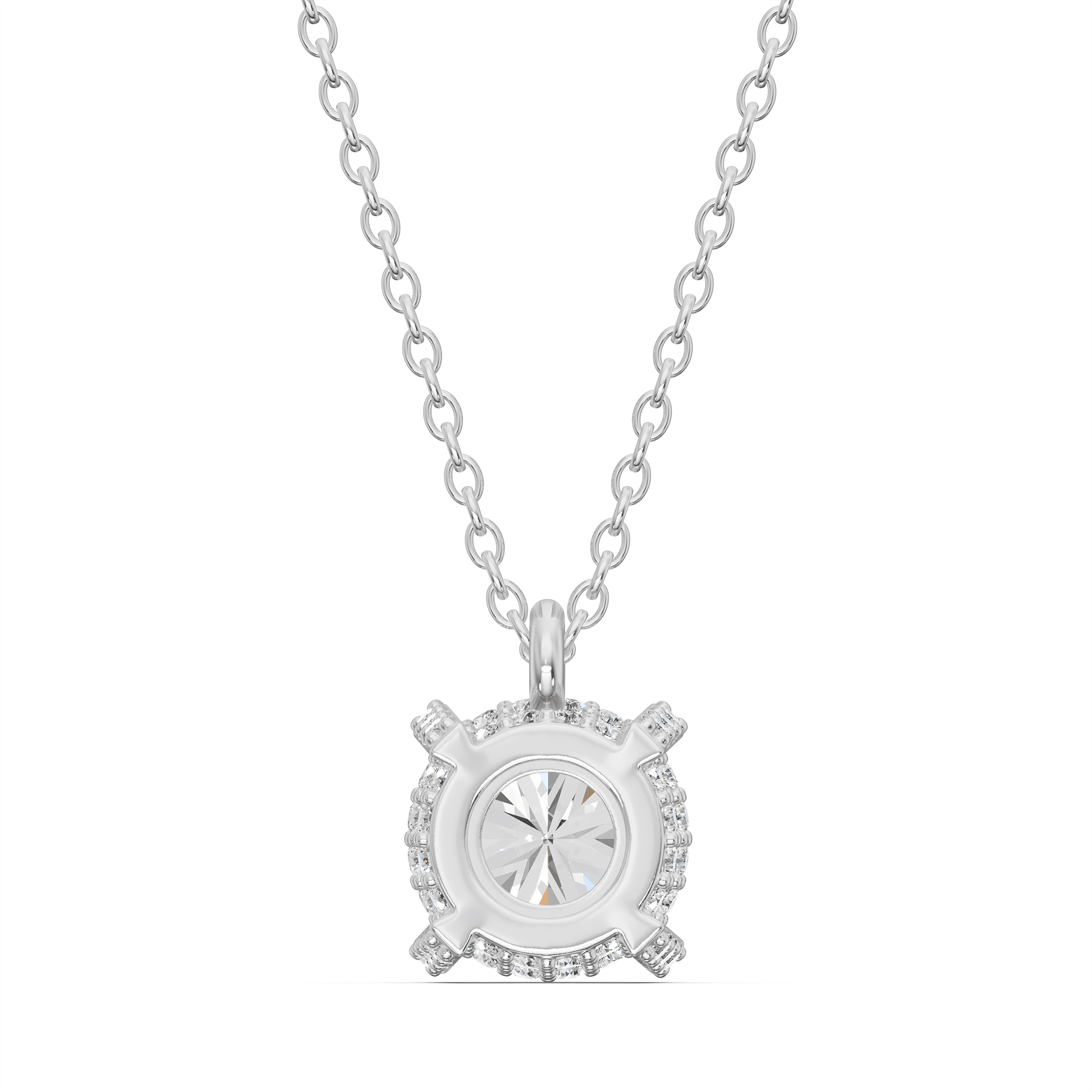 1.07 Karat HRD SERTİFİKALI Özel Tasarım Pırlanta Kolye