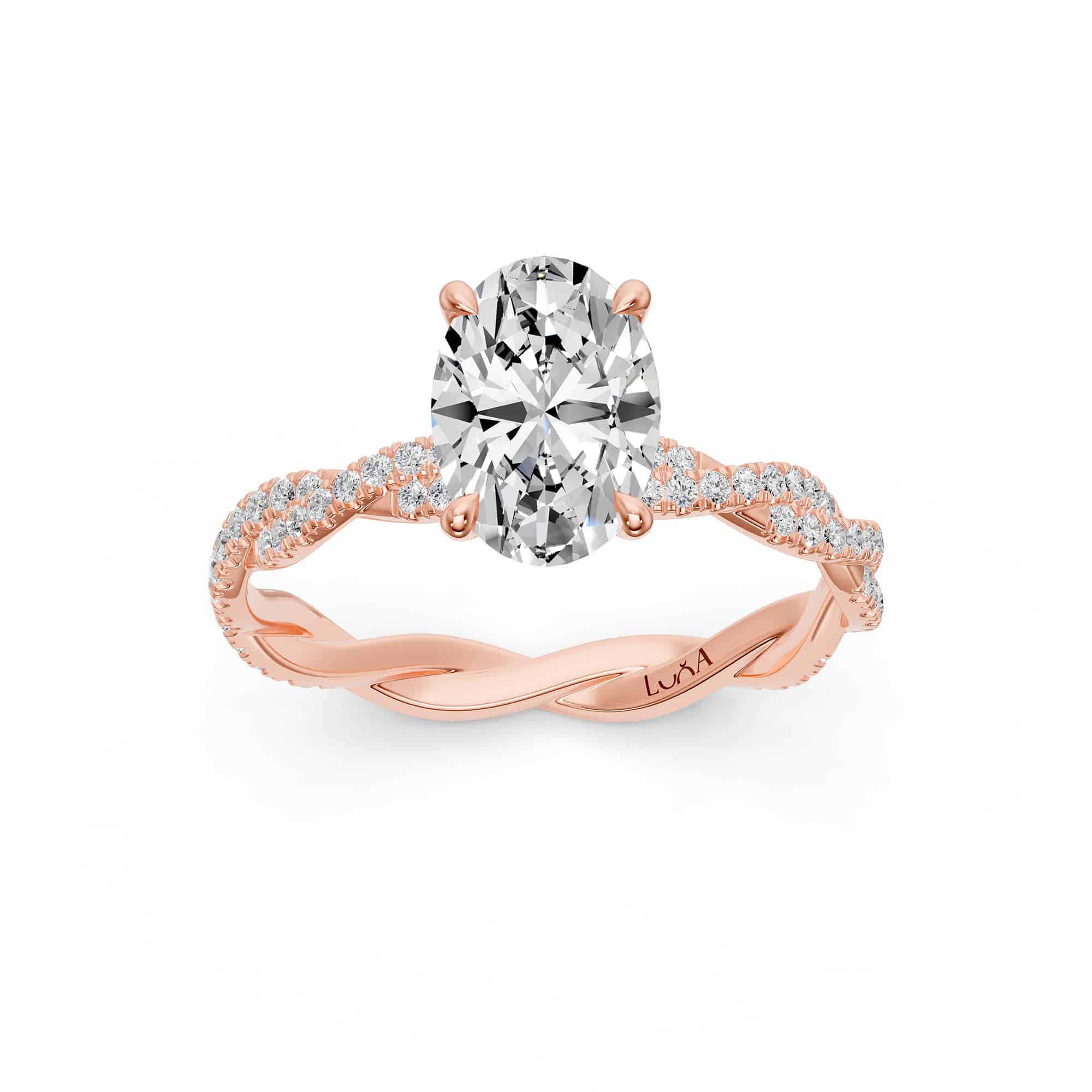 1.35 Karat HRD Sertifikalı  Oval Pırlanta Yüzük