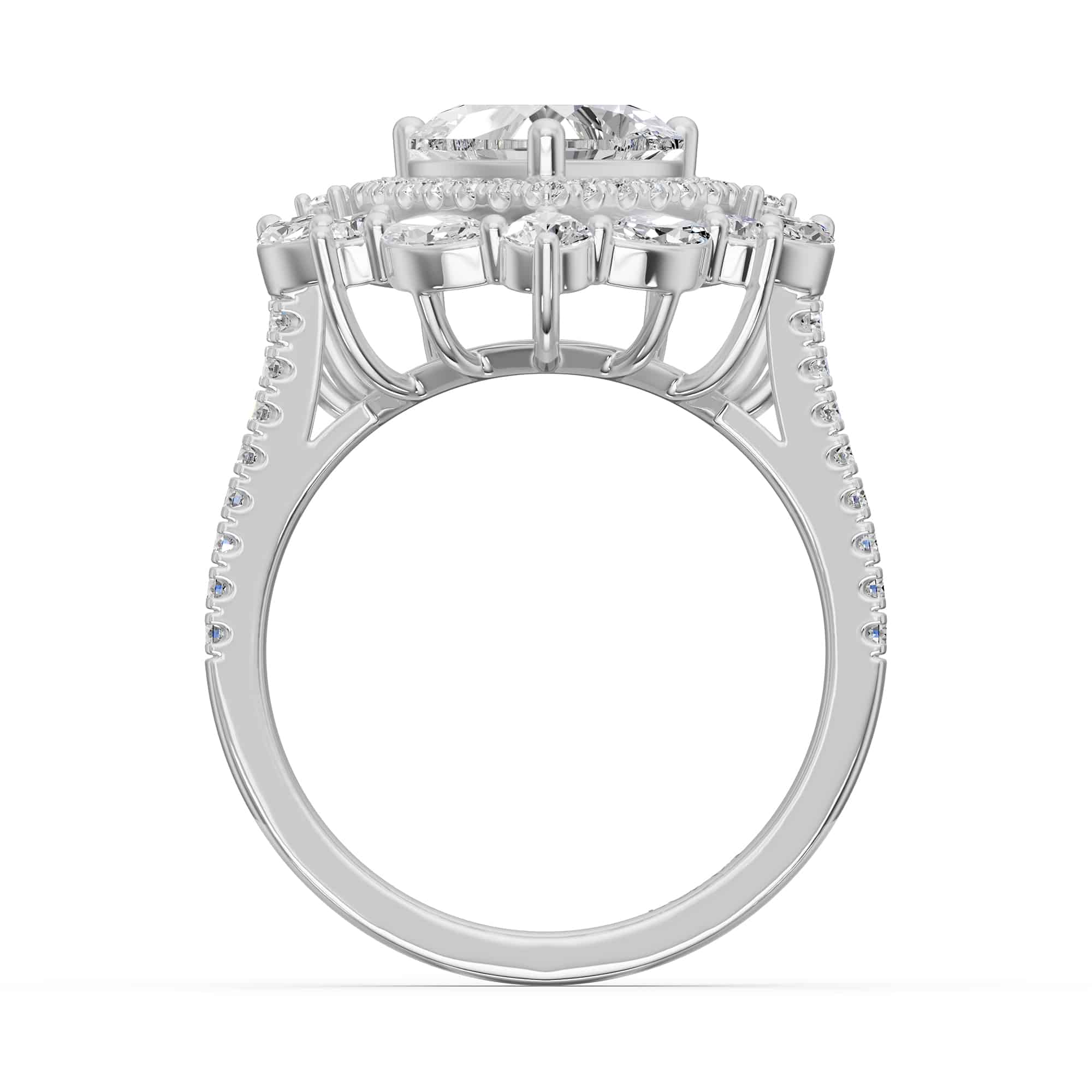 2.19 Karat HRD SERTİFİKALI Kalp Pırlanta Yüzük