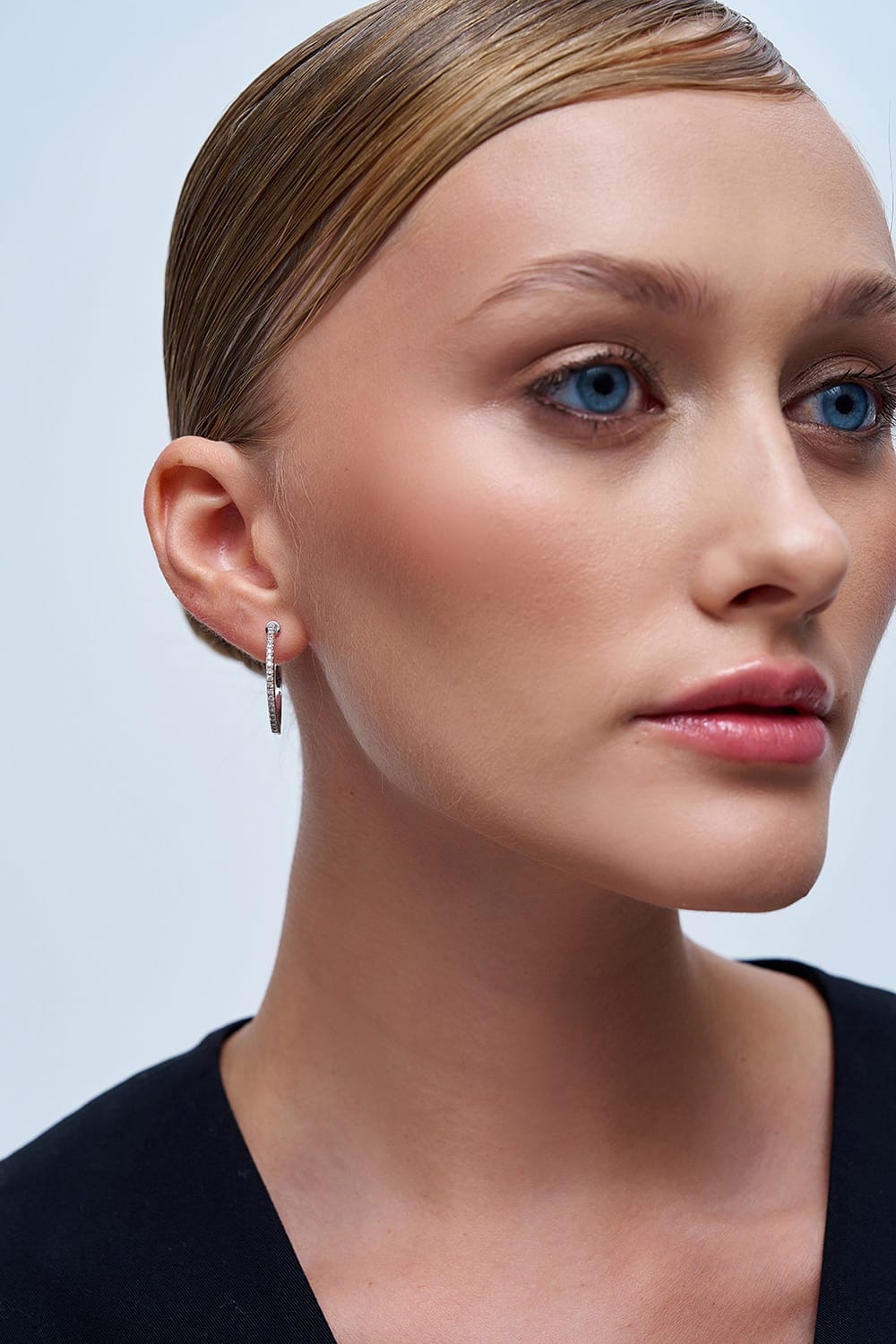 0.36 Karat IDL Sertifikalı Tasarım Küpe