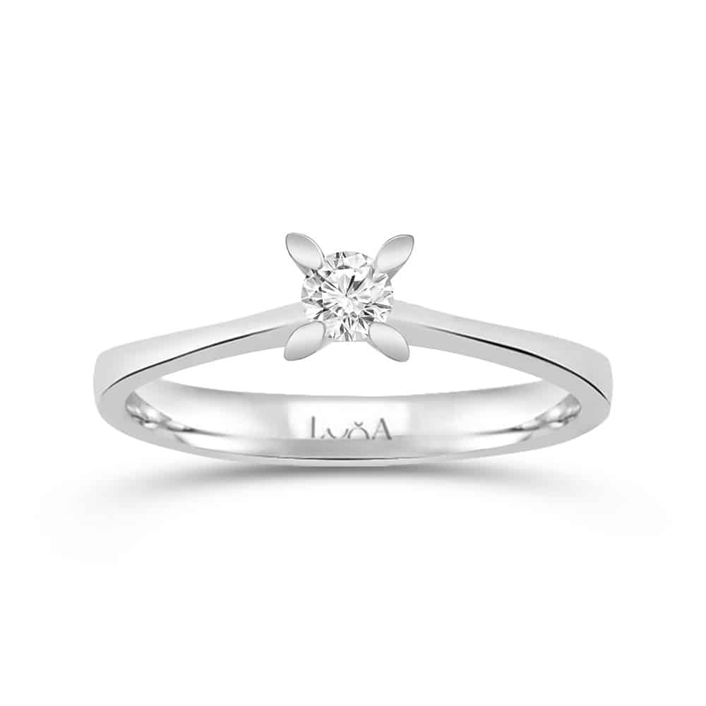 0.20 Karat IDL Sertifikalı Tektaş Pırlanta Yüzük