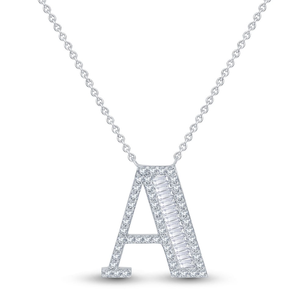 0.35 Karat IDL Sertifikalı Tasarım Pırlanta Harf Kolye