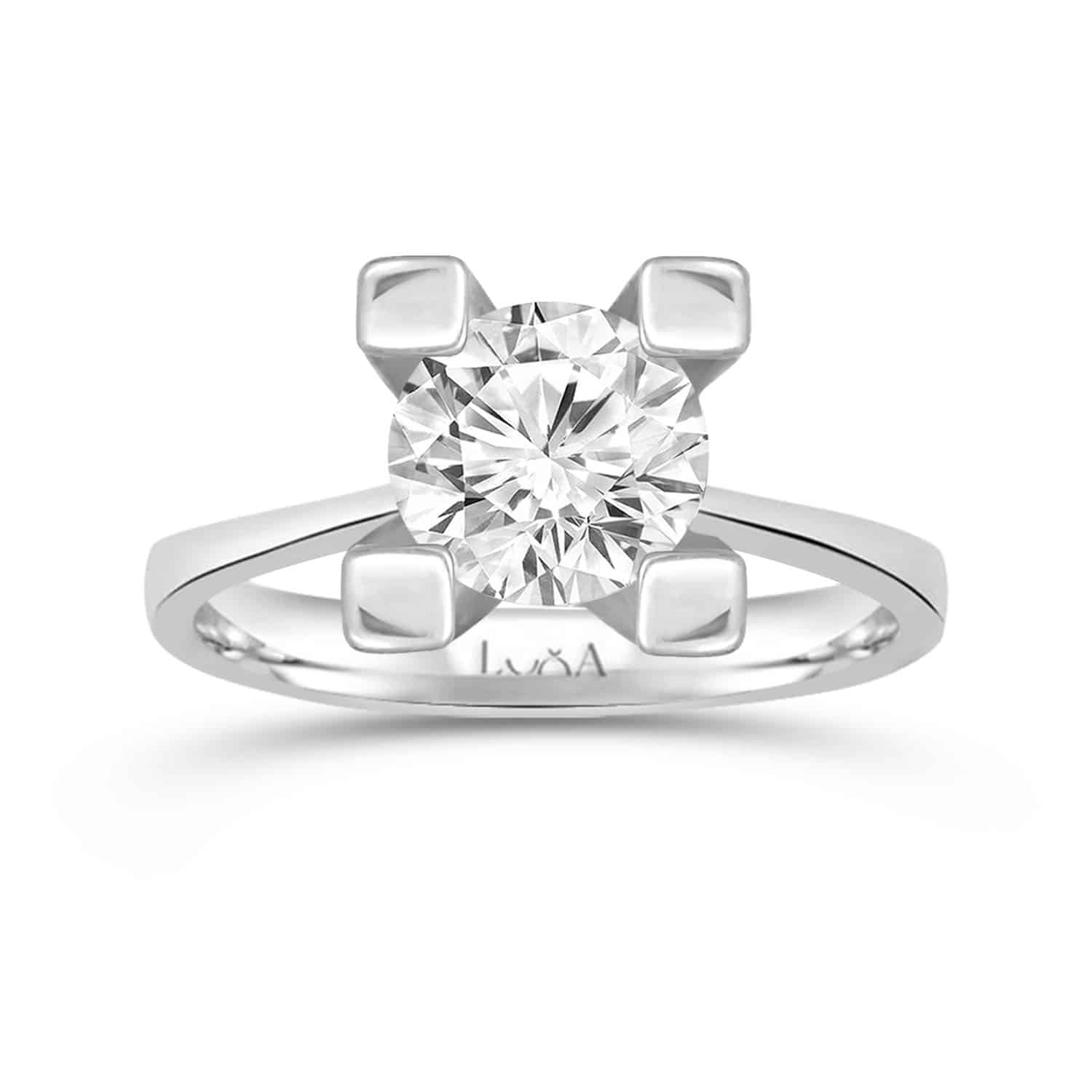 1.50 Karat F SI2 HRD SERTİFİKALI Tektaş Yüzük