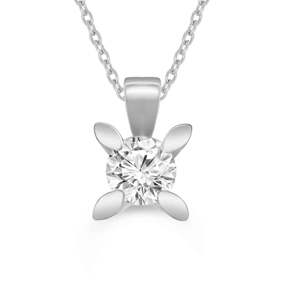 1.00 Karat IDL Sertifikalı Tektaş Pırlanta Kolye