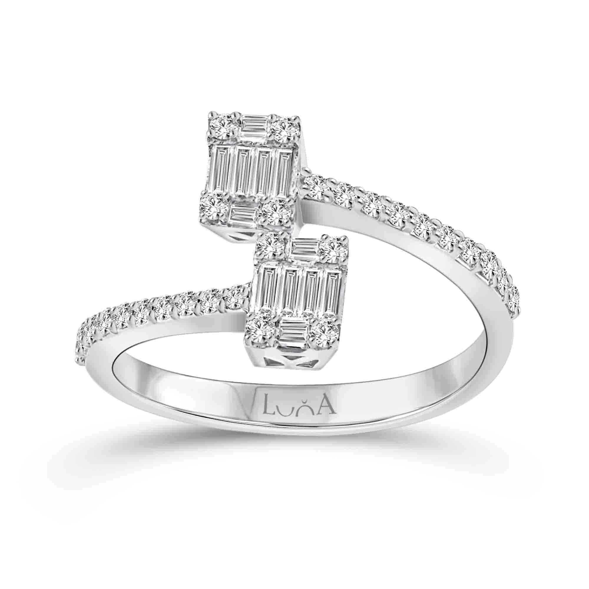 0.35 Karat Baget Pırlanta Yüzük