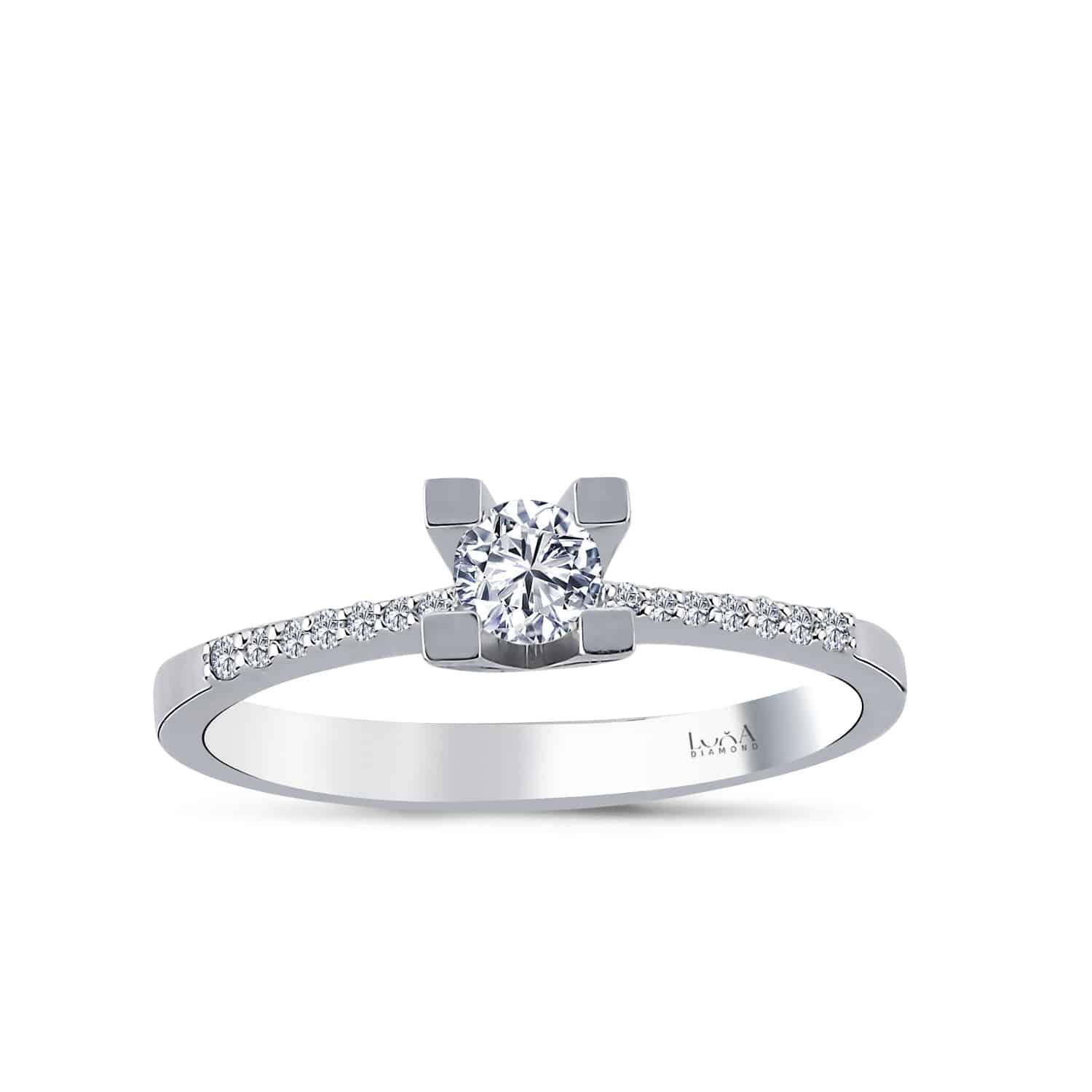 0.30 Karat IDL SERTİFİKALI Tektaş Pırlanta Yüzük