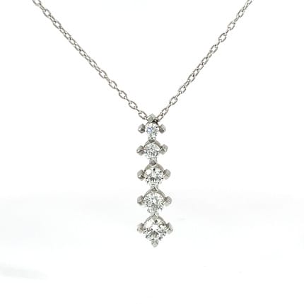 1.05 Karat  IDL Sertifikalı Beştaş Pırlanta Kolye