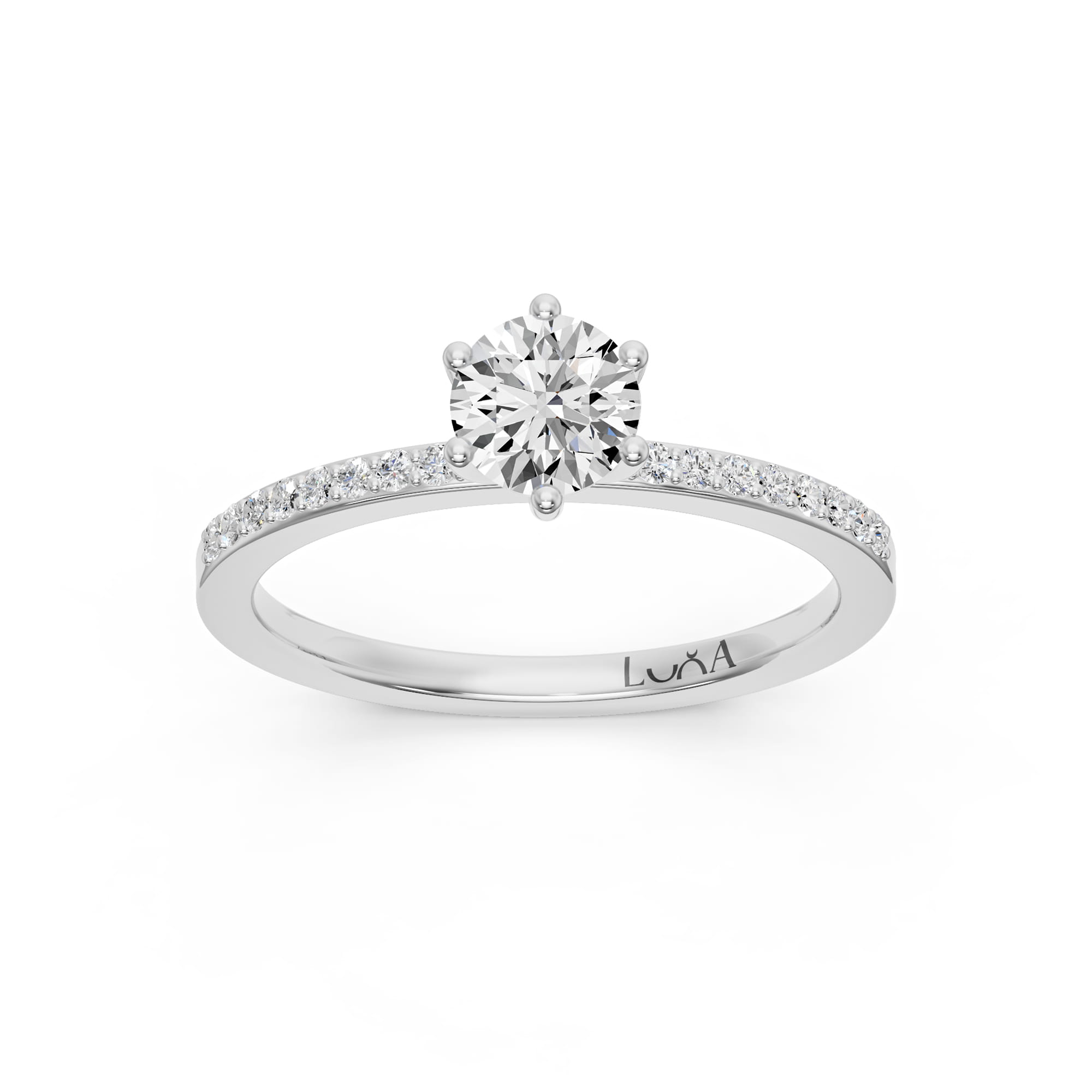 0.62 Karat HRD Sertifikalı Özel Tasarım Pırlanta Yüzük