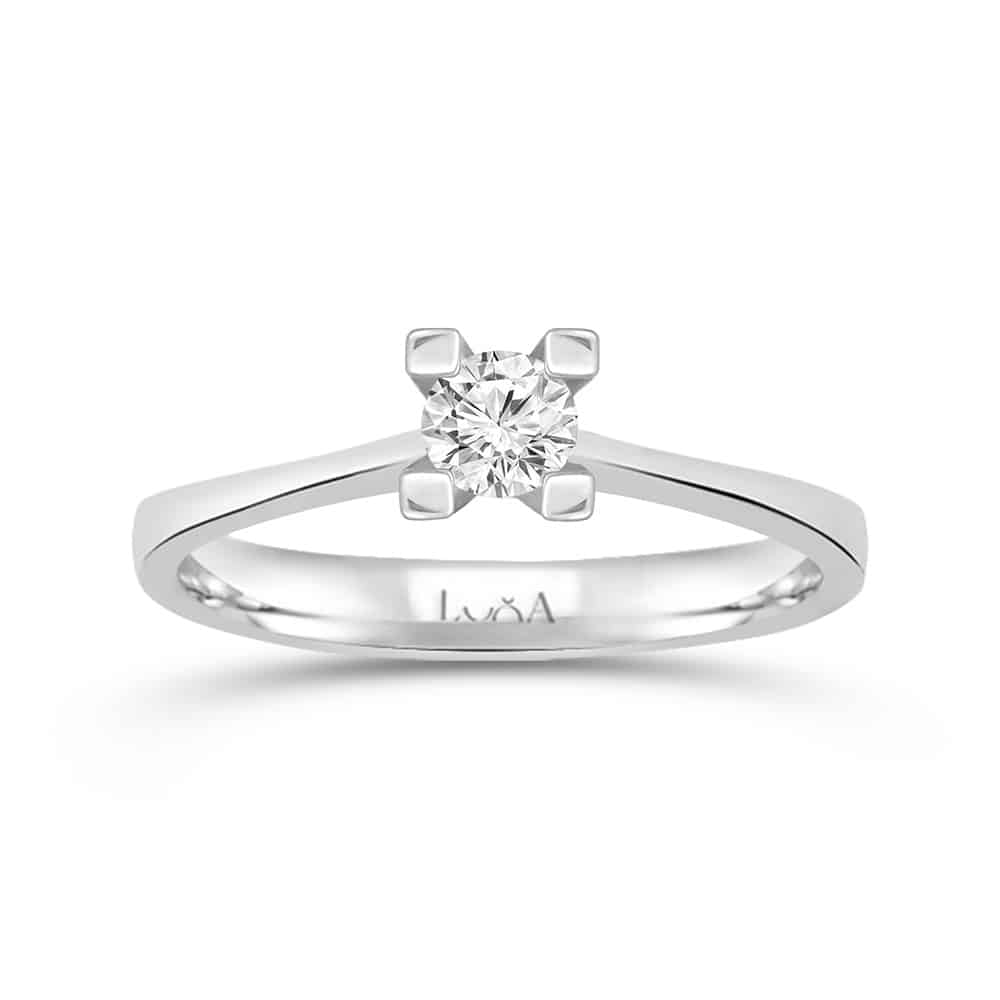 0.30 Karat IDL Sertifikalı Tektaş Pırlanta Yüzük