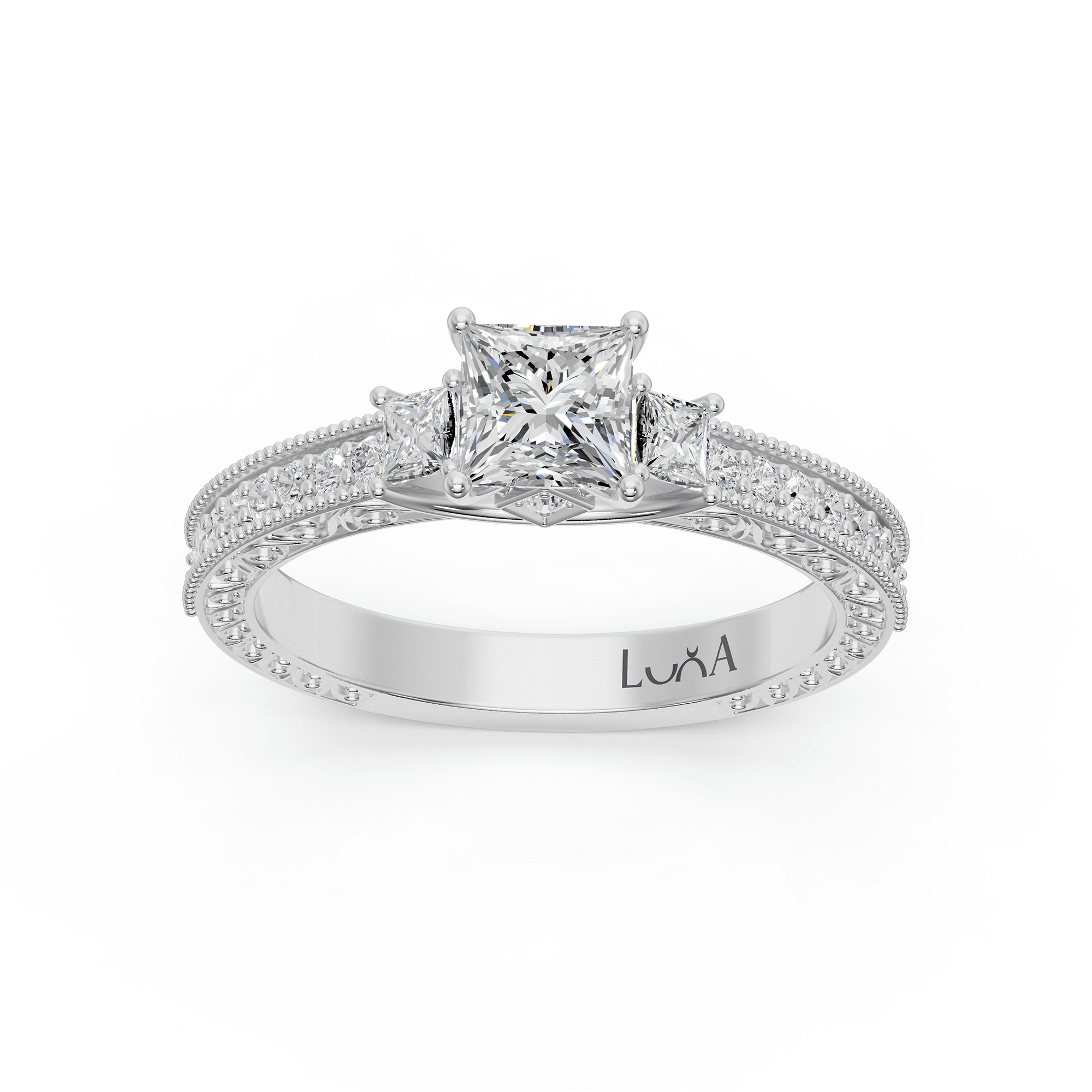 1.35 Karat GIA Sertifikalı Özel Tasarım Pırlanta Yüzük