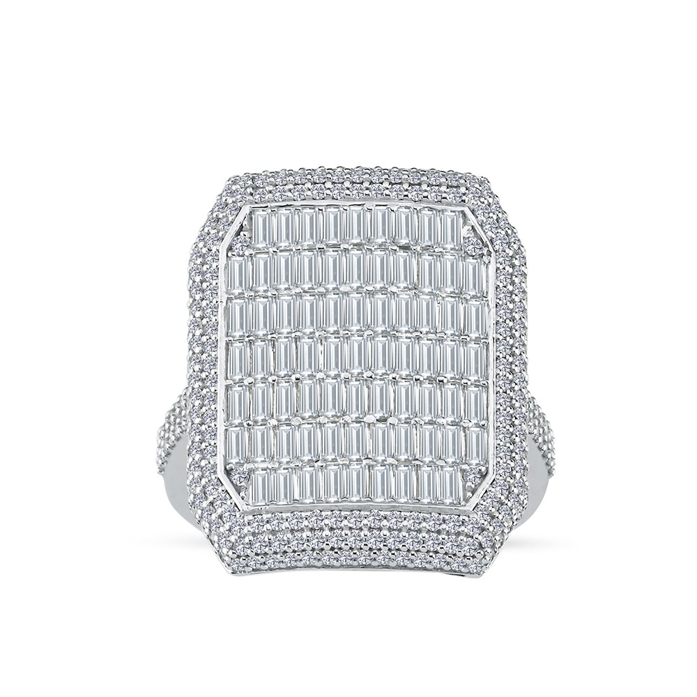 2.30 Karat IDL Sertifikalı Pırlanta Baget Yüzük