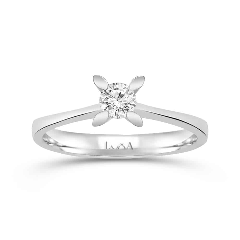 0.30 Karat IDL Sertifikalı Tektaş Pırlanta Yüzük