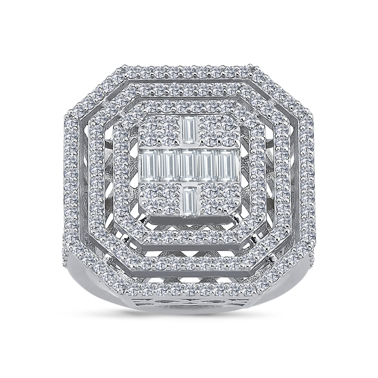 1.74 Karat IDL SERTİFİKALI Baget Pırlanta Yüzük