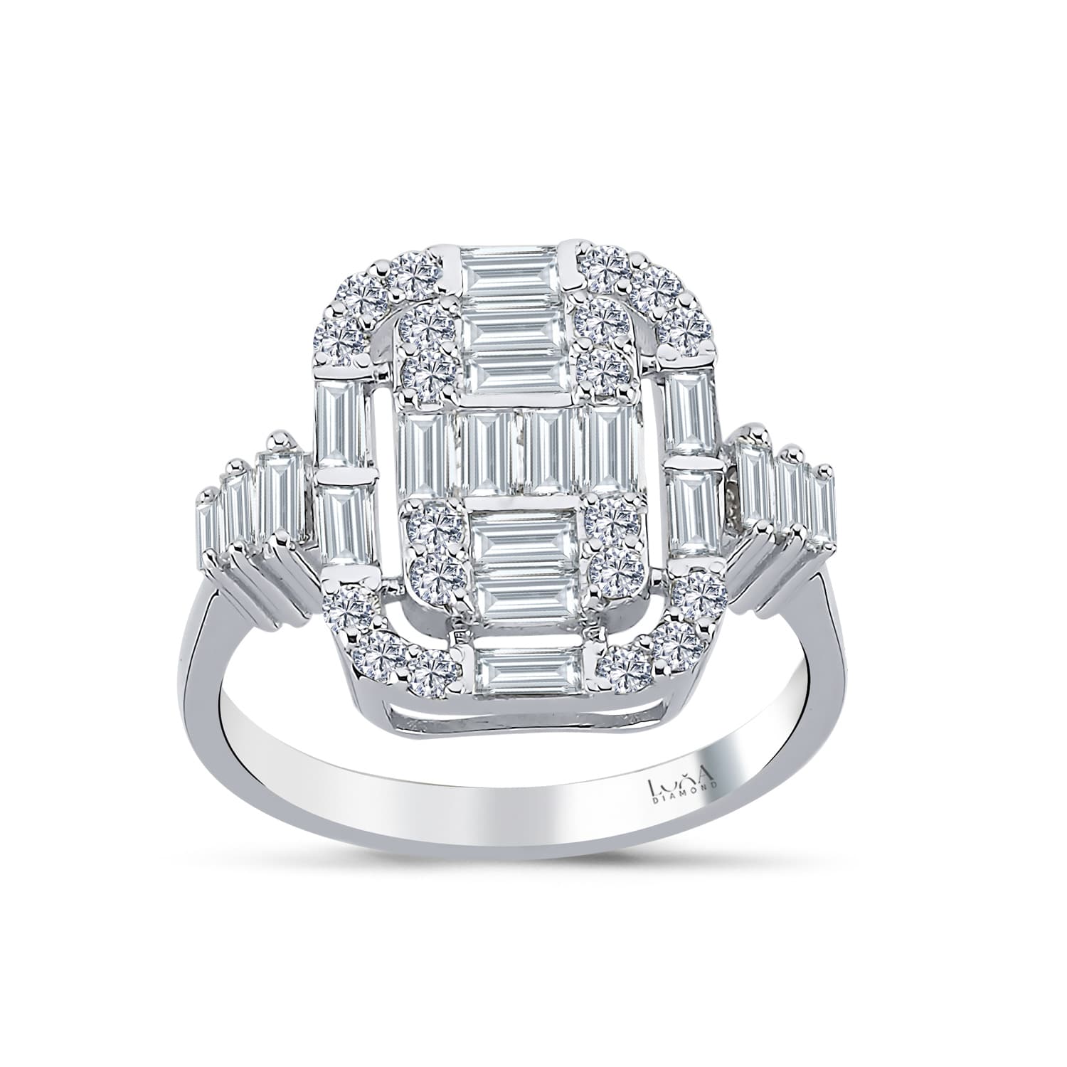 1.21 Karat IDL SERTİFİKALI Baget Pırlanta Yüzük