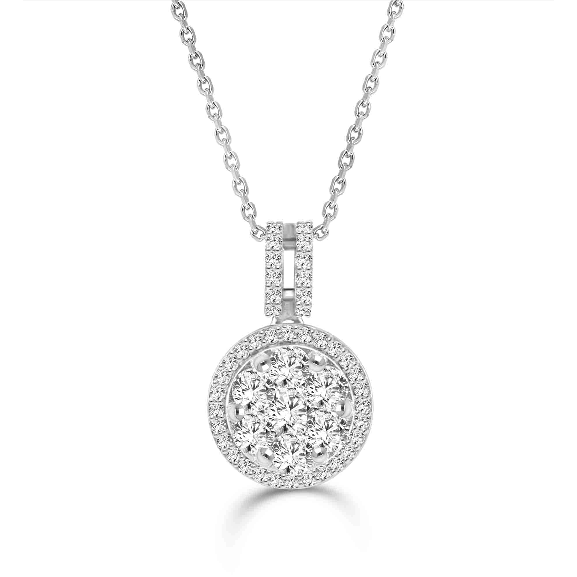 0.65 Karat Tasarım Pırlanta Kolye