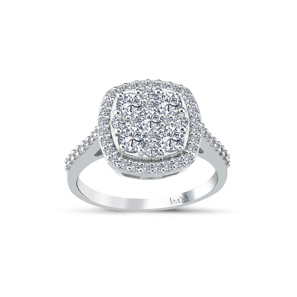 1.06 Karat IDL Sertifikalı Pırlanta Coronet Yüzük