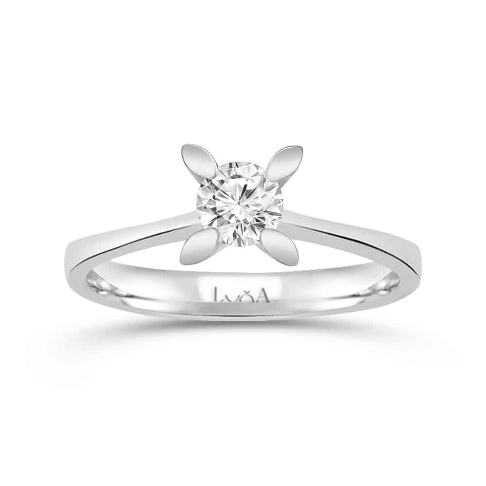 0.50 Karat IDL Sertifikalı Tektaş Pırlanta Yüzük